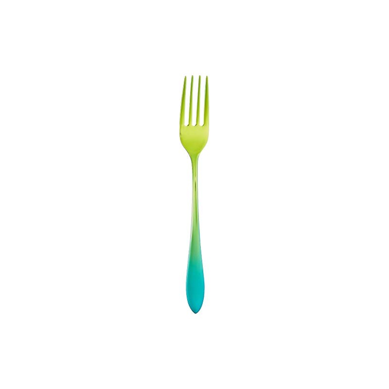 Horie Titanium Cutlery Dessert Fork Gradient Green TC-05-06