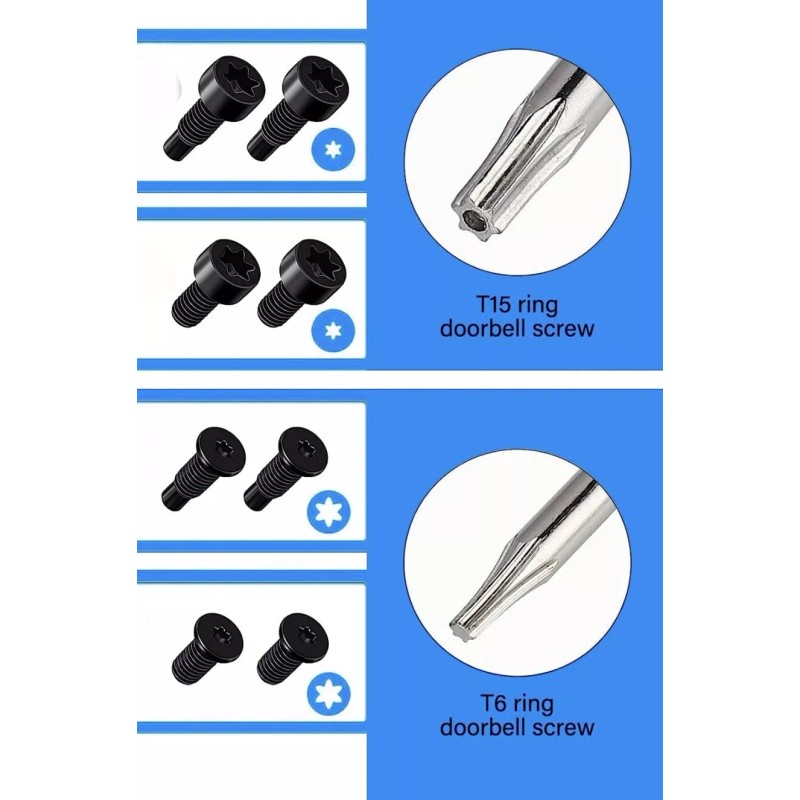 PRO Screwdriver for Ring Wifi video Doorbell Tool battery password