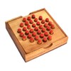 Solitaire Box Extra Solitaire Peg Straw Puzzle Wood Thinking Game