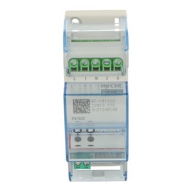 attuatore a 2 rele 2 moduli DIN bus F411U2