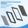 Zepoty 12” X 12” Aluminum Alloy Gable Vent, Never Rust