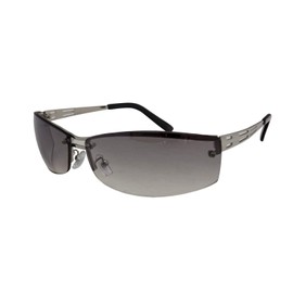 Mukojima PY1219-1 MYS Sunglasses, Square Type, Smoke x Silver, Gradient