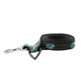 Silverfoot 6ft 1" Dog Leash - Pacific Otter Blue - Premium Quality, Durable Nylon Leash for Medium to Large Dogs - Comfortable Grip Handle - Ideal for Walking, Training, and Outdoor Adventures