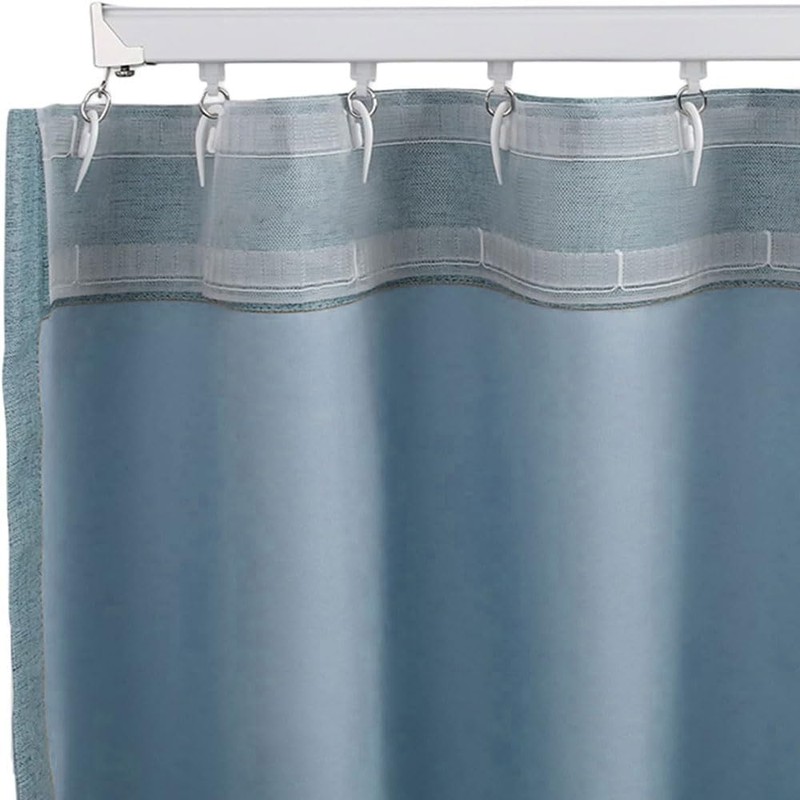 Singring Translucent Wave Curtain Pleat Tape with 100 Hooks, Ripple