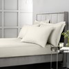 Bianca 400 Thread Count Cotton Sateen Standard Pillowcase Pair Oyster
