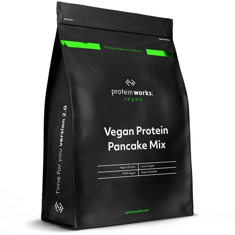 Protein Works - Vegan High Protein Pancake Mix | Low