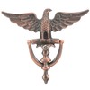 Uonlytech Door Knocker Rustic Eagle Head Front Door Knocker Security