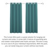 Lizzy 3 Metre Net Curtain Wire with nickel-plated steel sixteen