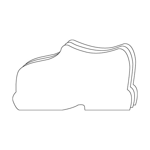 Shoe Large Single Color Creative Cut-Outs, 5.5" x 5.5", 31