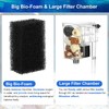 DaToo Aquarium Filter Hang On Waterfall Small Fish Tank Filter