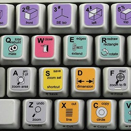 4Keyboard New SOLIDWORKS Keyboard Labels Shortcuts for Desktop, Laptop and Notebook