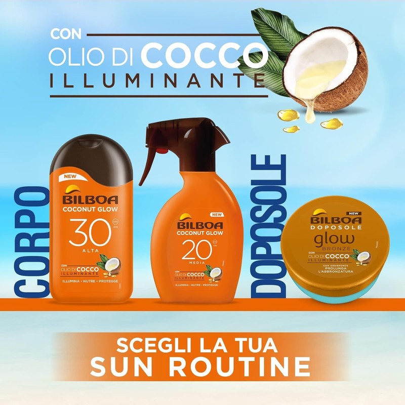 Bilboa After Sun Intensive Bronze, Aftersun with Almond Oil, Moisturising