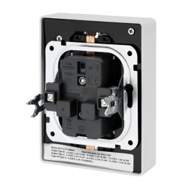 Flush-Mounted Double Socket, USB-A, USB-C, All-in-One, Series C1 Matte White