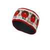 Pachamama Women Wool Ear Warmer Headband Fleece Lined Handknitted Robin