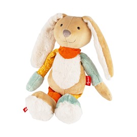 sigikid 43283 Cuddly Toy, Beige/Multicoloured/Rabbit