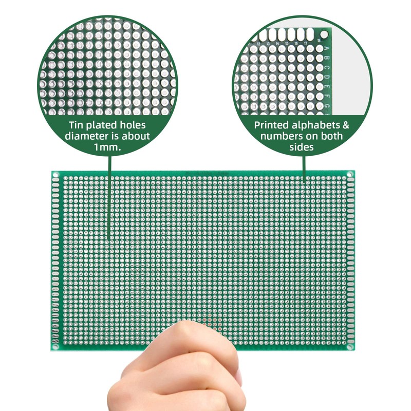 Eagles 10PCS 10x15 cm Double Sided PCB Board,Tinned Prototype Diy