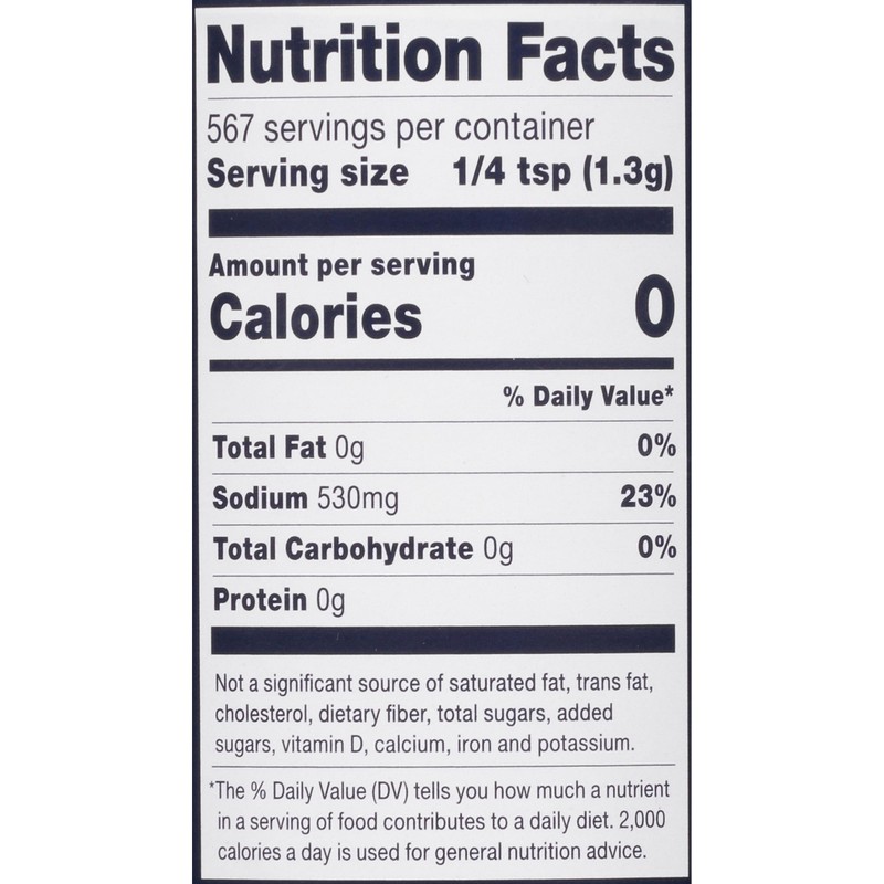 Morton Natural Sea Salt Round, Non Iodized Salt Crystals, 26