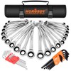 HORUSDY Ratcheting Wrench Set | 48-Piece | Cr-V Steel |