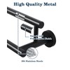 Alise Double Towel Bar Black,28" Towel Rack for Bathroom Wall