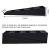 SKIR'CO (Pack of 4) Black Plastic Ridging Wedges 149x45x30mm Leveling