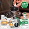 Caffenu Compatible Descaling Solution and Cleaning Tablets for Sage and