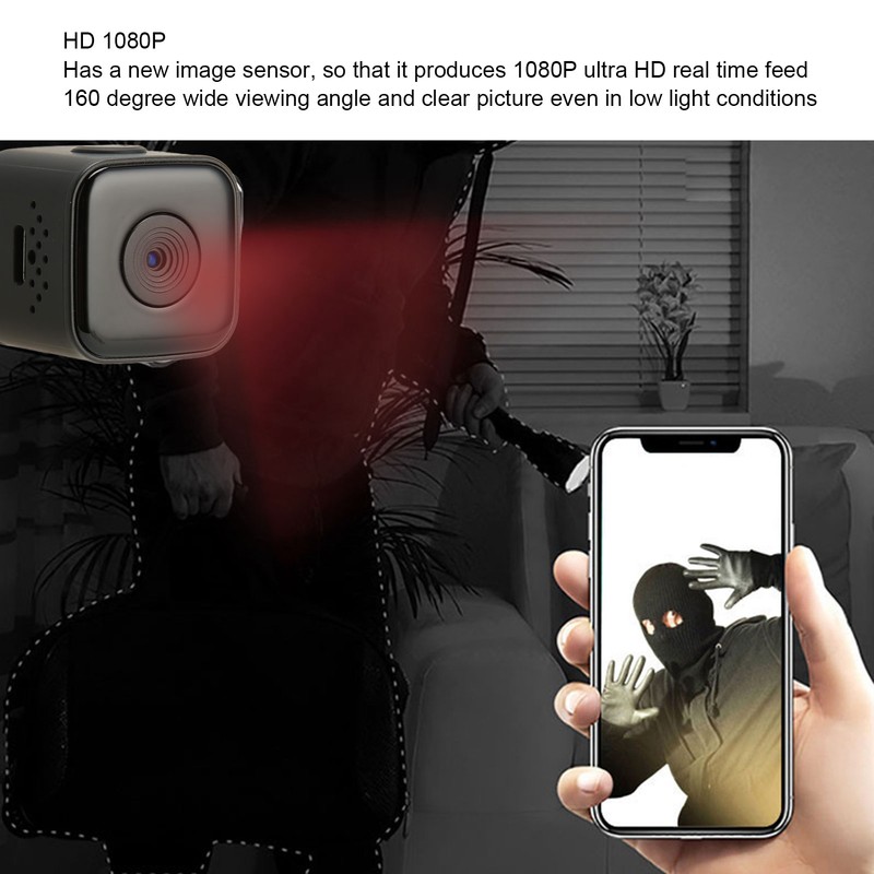 Wireless Mini Camera HD 1080P Micro USB Interface Portable Surveillance