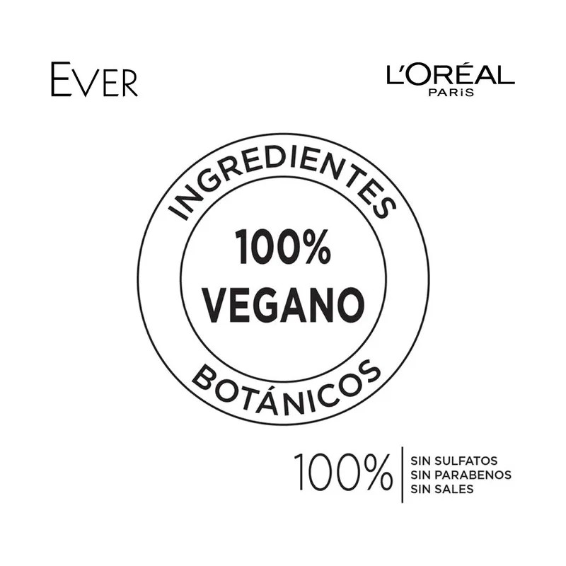 Shampoo L'oréal Paris Ever Pure Volume 250 Ml 100% vegano