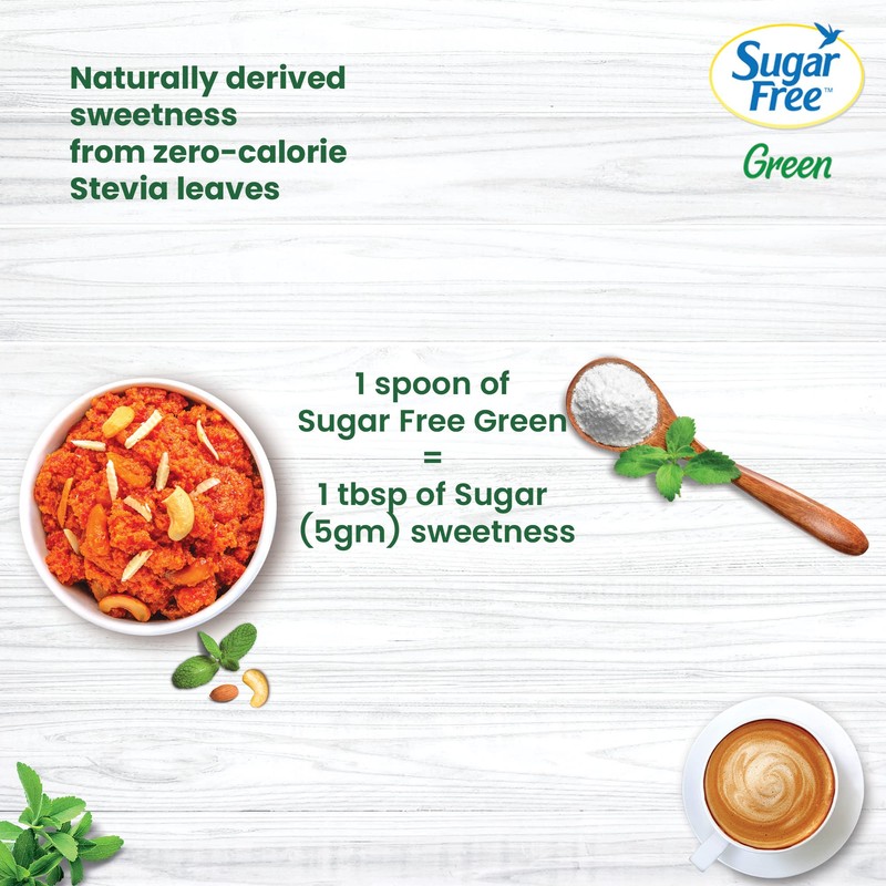 Sugar Free Green Natural Made from Stevia - 300 Pellets