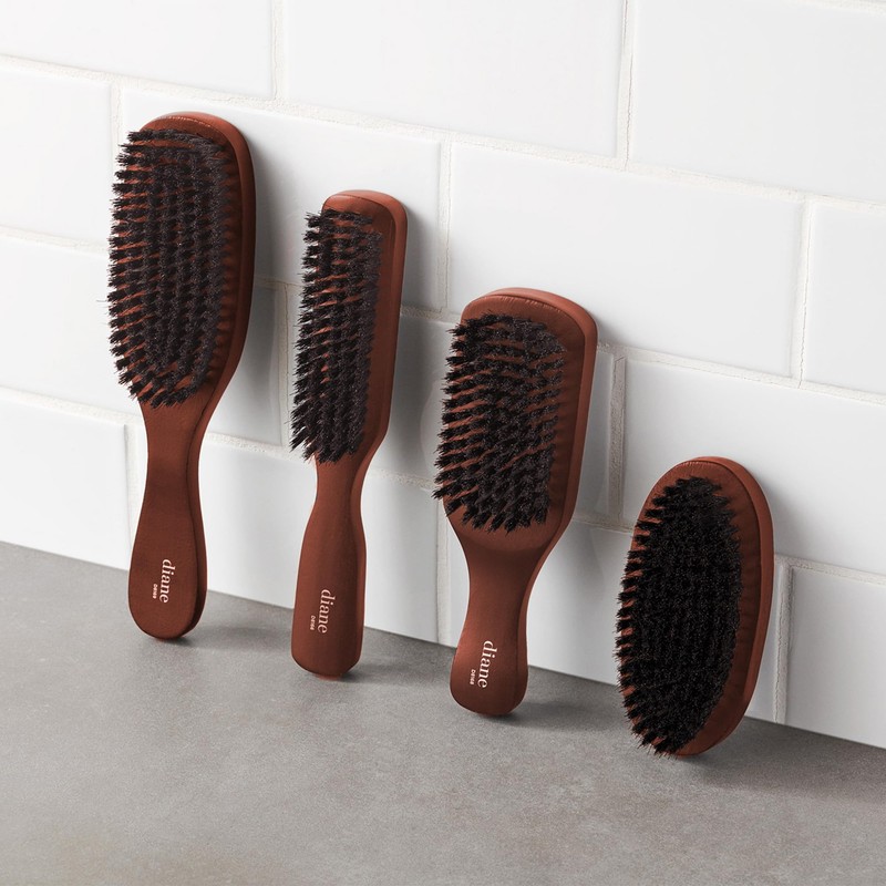 Diane Reinforced Boar Bristle Styling Brush for Men and Barbers