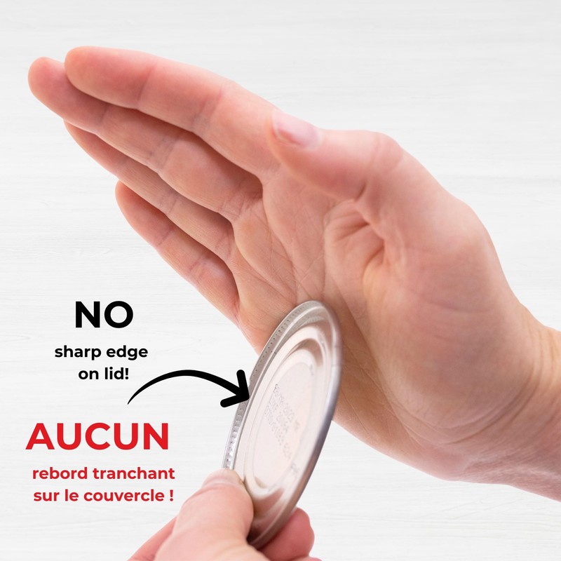 Starfrit MightiCan Can Opener - Safe - Holds Lid and