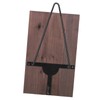 Motorcycle Helmet Rack with Jacket Hook Wood and Iron Wall
