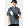 Youzealou-Mariconera hombre,Bolso para hombre,Bolsa de Hombro Cruzada Impermeable Mini para