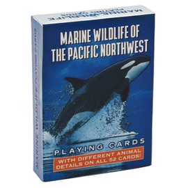 Paradise Cay Publications, Inc. Marine Wildlife of The Pacific Northwest - Playing Cards - Standard 52 Card Deck