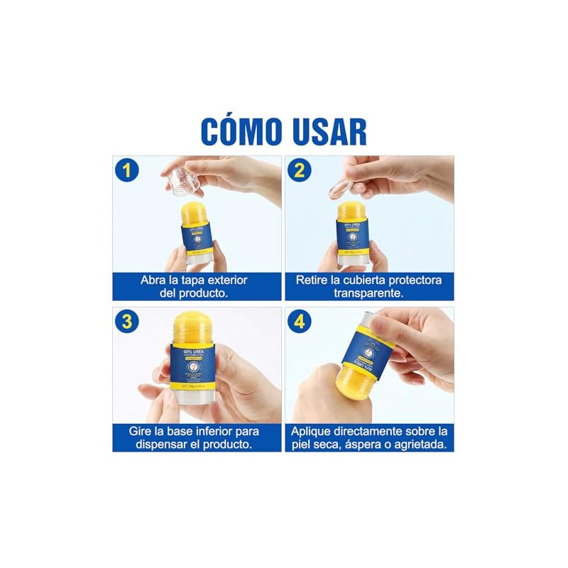 NEARPOW 2 Pack Crema Hidratante para Pies, Repara e Hidrata