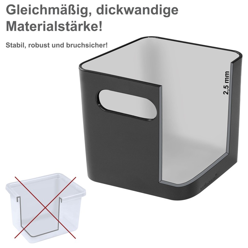 #11 3 x Drawer Organiser Organiser Box, 6 cm High,