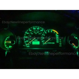 newlineperformance Green Cluster LED Bulbs Kit for Mitsubishi Eclipse 2000-2002
