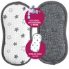 Kleeneze KL076472EU7 Star Scrubbing Sponges, Cleaning Pads, Scourer, Treated with