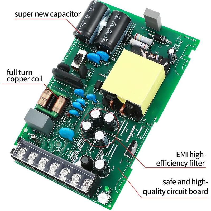 NVVV LRS-150-12 Switching Power Supply 12V 12.5Amp Enclosed Switchable Power