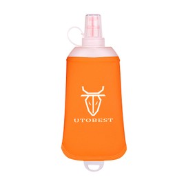 UTOBEST Soft Flask Running Water Bottle Collapsible Water Bottle for Trail Running Hydration Pack Hiking Cycling Climbing 250ML