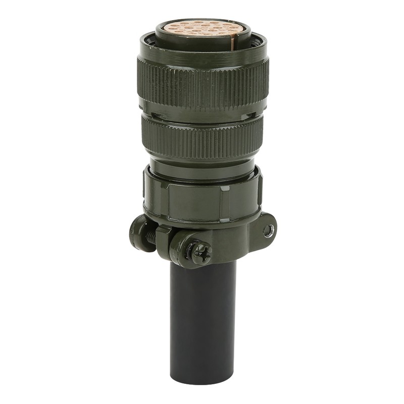 Industrial Aviation Connector Alloy Plating 17-Cores IP67 Waterproof Bent/Straight17-Core Straight