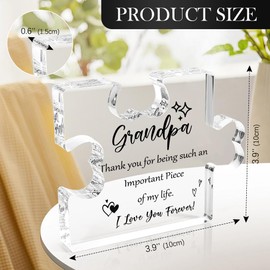 Grandad Gifts Christmas For Grandad Xmas Gifts Puzzle Acrylic Plaque Best Grandad Gifts For Grandad Birthday Gifts Great Grandad Gifts Form Grandson Grandpa Gift Grandad Present Grandad Fathers Day
