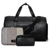 Double Bus Weekender Bag for Women Men, Large Overnight Bag