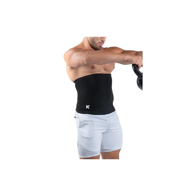 Kewlioo Tónico de cintura que atrapa el calor para hombre,