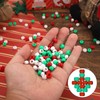 1000pcs Christmas Pony Beads, Cute Small Christmas Craft Beads Christmas