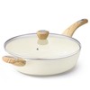 SENSARTE Ceramic Nonstick Frying Pan Skillet with Lid, 12 Inch