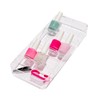 madesmart Angled Storage Tray, Make-up Bathroom Organizer, Lipstick, Razors, Q-Tips,