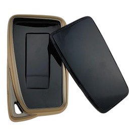 REPROTECTING TPU Key Fob Cover Compatible with 2013-2021 Lexus ES300h ES350 GS350 GS450h IS200t IS300 IS350 LX570 NX200t NX300h RC350 RX350 RX450h (Black/White)