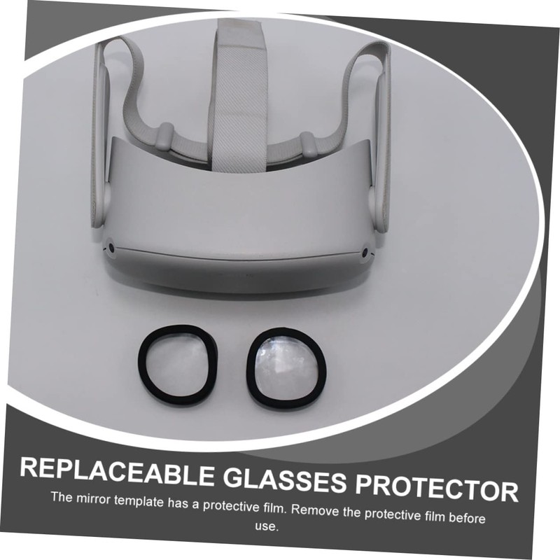 jojofuny 1set Vr Lens Protectors Anti-Scratch Glasses Easy to Install