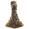 Kiss of Leather Solid Axe Pendant Bronze No. 36