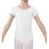 ZYXWVU Body da Danza per Bambina - Maniche Corte Classico